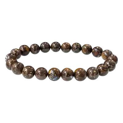 Bracelets - Boulder Opal Bracelet AAA beads 8-8.5mm - ARABESK