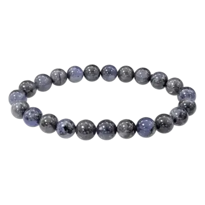 Bracelets - Bracelet Tanzanite A perles 7.5-8.5mm - ARABESK
