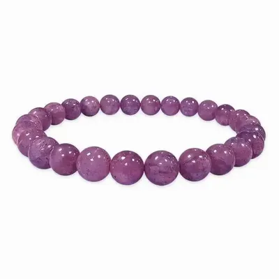 Bracelets - Bracelet Ruby AAAA pearls 7-8mm - ARABESK