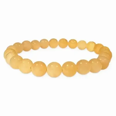 Bracelets - Bracelet Calcite Orange A perles 8mm - ARABESK