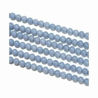 Bijoux - Angelite A perles 8mm sur fil 40cm - ARABESK