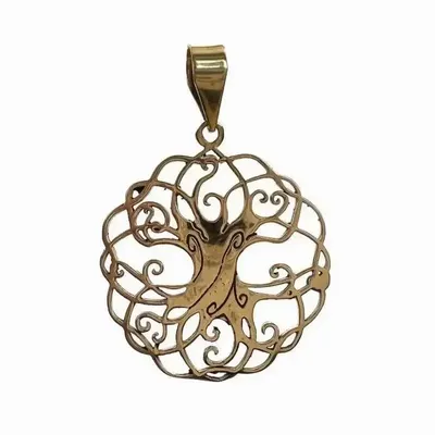 Jewelry - Tree of Life Bronze Pendant 3.5cm - ARABESK