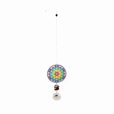 Objets de décoration - Cristal Mandala/ 7 Chakras 45cm - ARABESK