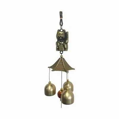 Decorative objects - Lucky Cat Metal Chime 47cm - ARABESK