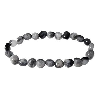 Bracelets - Tourmaline Cat’s Eye A tumbled stones bracelet - ARABESK