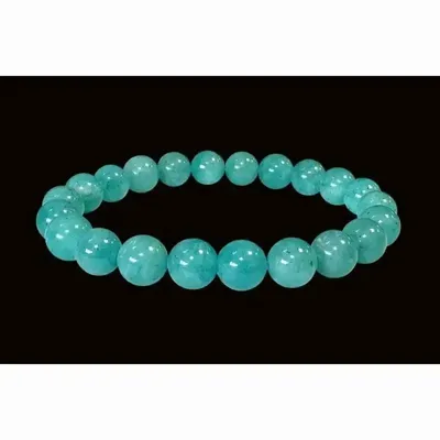 Bracelets - Bracelet Amazonite Chine AA perles 8-9mm - ARABESK