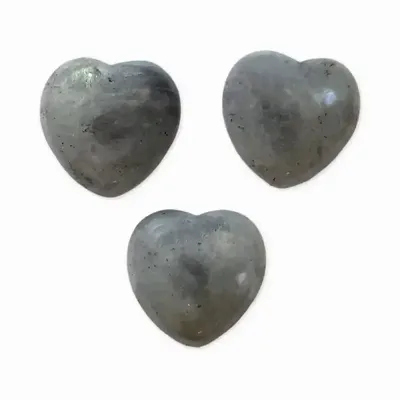 Jewelry - Labradorite Heart 30mm x 3 - ARABESK