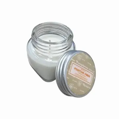 Scents - Satya Positive vibes candles 30grs in glass - ARABESK