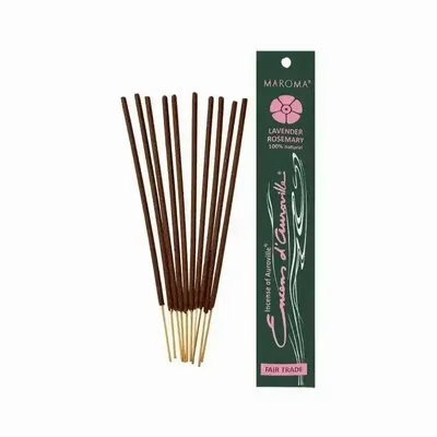 Senteurs - Encens d'Auroville Lavande Romarin 5x 10 Sticks - ARABESK
