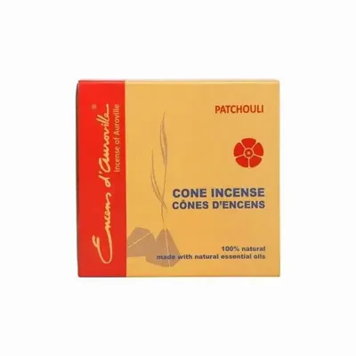 Scents - Auroville Patchouli Incense 5x10 Cones - ARABESK