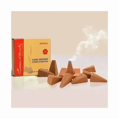 Scents - Auroville Patchouli Incense 5x10 Cones - ARABESK