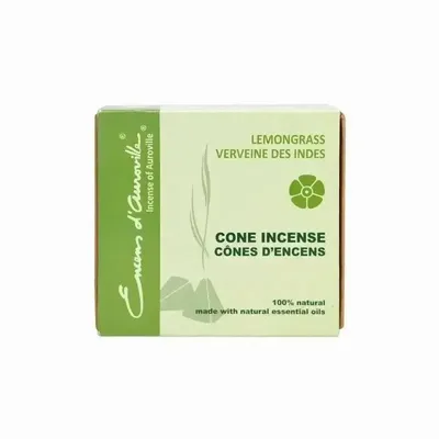 Senteurs - Encens d'Auroville Lemon Grass 5x10 Cônes - ARABESK
