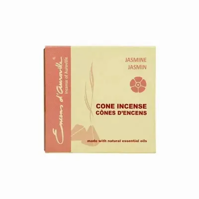 Scents - Auroville Jasmine Incense 5x10 Cones - ARABESK