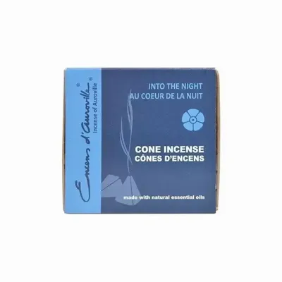 Senteurs - Encens d'Auroville Into the Night-Dans la Nuit 5x10 Cônes - ARABESK