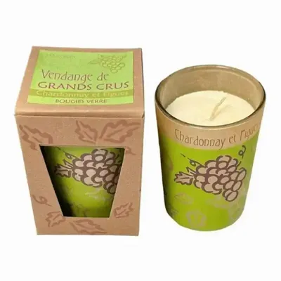Scents - Maroma Chardonnay and Figs candle in glass 95g - ARABESK