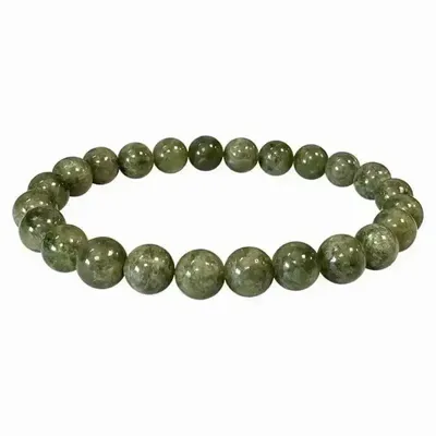 Bracelets - Bracelet Diopside Vert AA perles 7-8mm - ARABESK