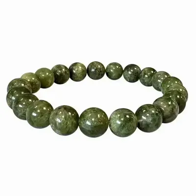 Bracelets - Bracelet Diopside Green AA pearls 9-10mm - ARABESK
