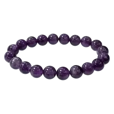 Bracelets - Bracelet Amethyste A perles 10mm - ARABESK