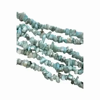 Bijoux - Larimar A chips 5-8mm sur fil 80cm - ARABESK