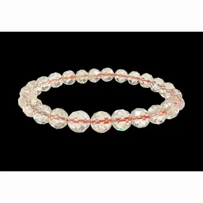 Bracelets - Bracelet Citrine Naturelle Facettée AA perles 7-8mm - ARABESK