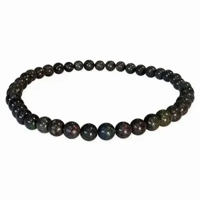 Bracelets - Bracelet Opale Noire AA perles 4-5mm - ARABESK