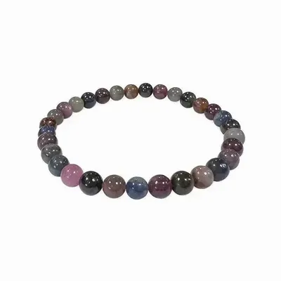 Bracelets - Bracelet Saphir Multicolore A perles 6-7mm - ARABESK