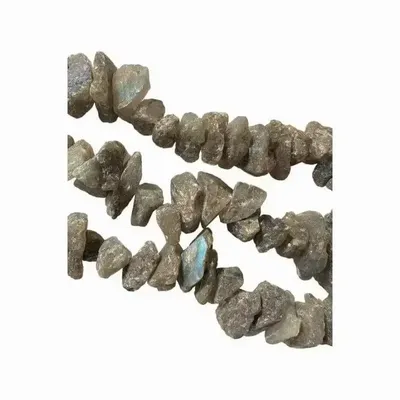 Bijoux - Labradorite Pierres A Brutes 13-20mm sur fil 40cm - ARABESK