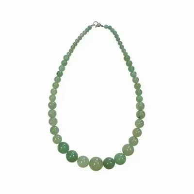 Bijoux - Aventurine Verte A Collier Chute Perles 6-14mm 45cm - ARABESK