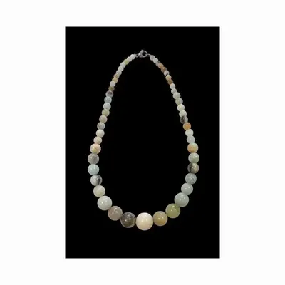 Bijoux - Amazonite Multicolore Collier Chute Perles 6-14mm 45cm - ARABESK