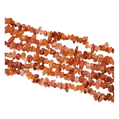 Jewelry - Cornelian A chips 5-8mm on 80cm wire - ARABESK