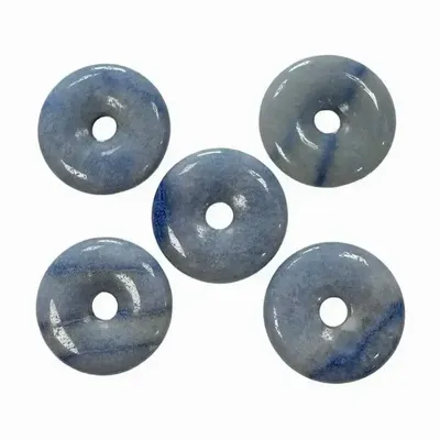 Bijoux - Donut Aventurine Bleue A 3cm x5 - ARABESK