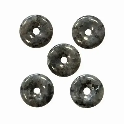 Bijoux - Donut Larvikite A 3cm x5 - ARABESK