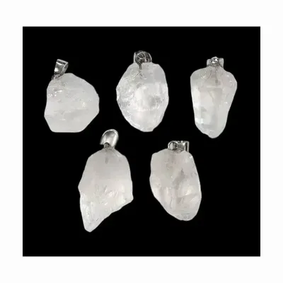 Jewelry - Rough Stone Pendant Rock Crystal A x5 - ARABESK