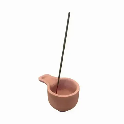 Scents - Handmade Fushia Terracotta Burner - ARABESK