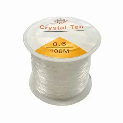 Jewelry - Crystal round elastic cord 0.6mm 100m - ARABESK