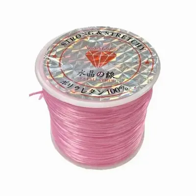 Jewelry - Light Pink Flat Elastic Thread 50m - ARABESK
