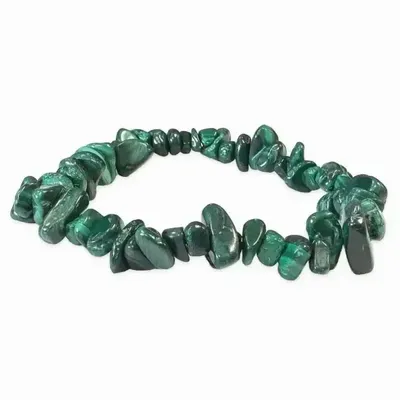 Bracelets - Bracelet Malachite A 5-8mm chips 18cm - ARABESK