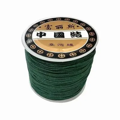 Jewelry - Green Polyester Cord Thread 0.8mm 100 meters - ARABESK