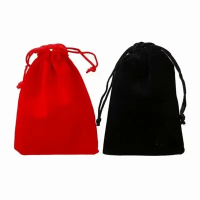 Bijoux - Sac en Velours Noir 9.5x12cm x 50 Pieces - ARABESK