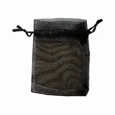 Bijoux - Sacs en Organza 7x9cm Noir (Lot de 100 pièces) - ARABESK