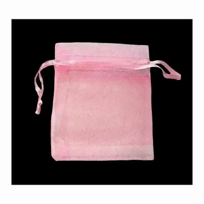 Bijoux - Sacs en Organza 7x9cm Rose (Lot de 100 pièces) - ARABESK