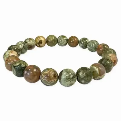 Bracelets - Bracelet Rhyolite A perles 8mm - ARABESK