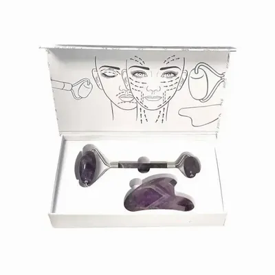 Jewelry - Gua Sha Massage and Amethyst Roller Pack A - ARABESK