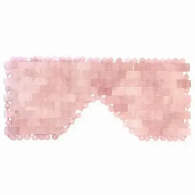 Jewelry - Brazilian Rose Quartz A Eye Mask - ARABESK