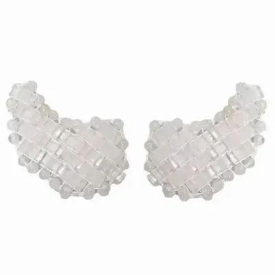 Jewelry - Eye patch Rock Crystal A (set of 2) from Brazil - ARABESK