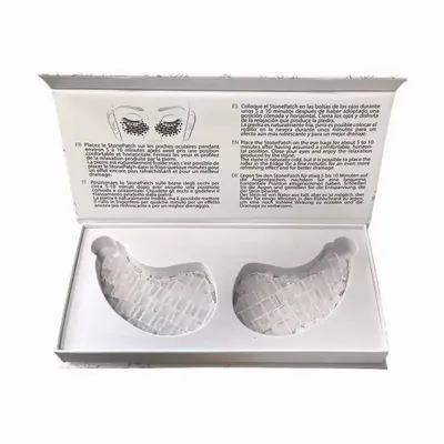 Bijoux - Patch yeux Cristal de Roche A ( lot de 2) du Brésil - ARABESK