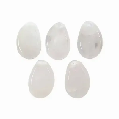 Bijoux - Pendentif Pierre Roulée Percée Cristal de Roche A 20-30mm X 5 - ARABESK