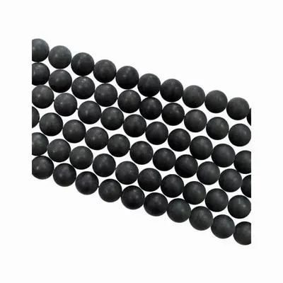 Jewelry - Onyx A matt beads 6mm on a 40cm thread - ARABESK