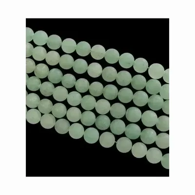 Jewelry - Green Aventurine A matt beads 8mm on a 40cm thread - ARABESK