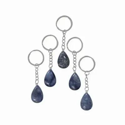 Jewelry - Blue Aventurine A Drop Keychain 30mm x 5 - ARABESK